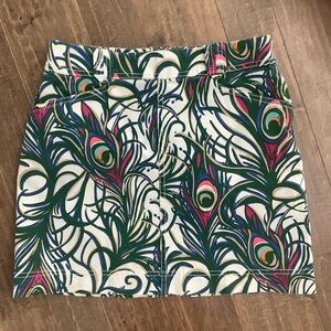 Lilly Pulitzer Colorful Feather Skirt, 2